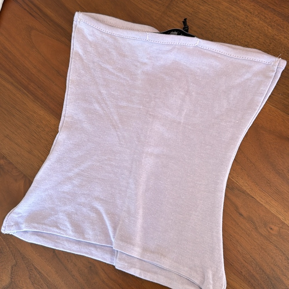 We Wore What -  lavender purple tube top